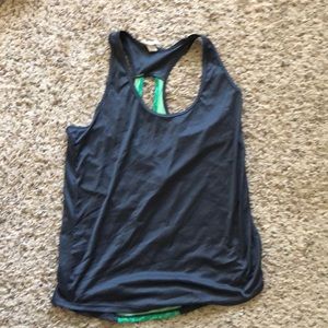 Gray workout tank